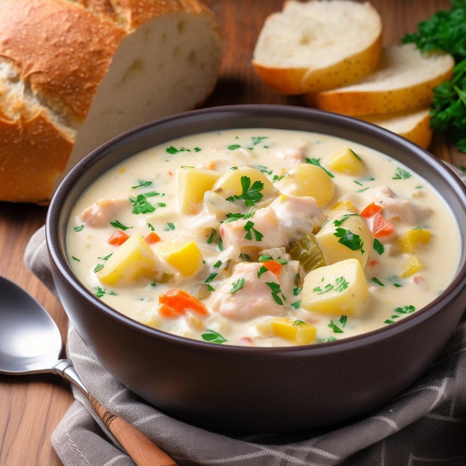 After the "George Panetta One-Pot
Clam Bake" Chowder