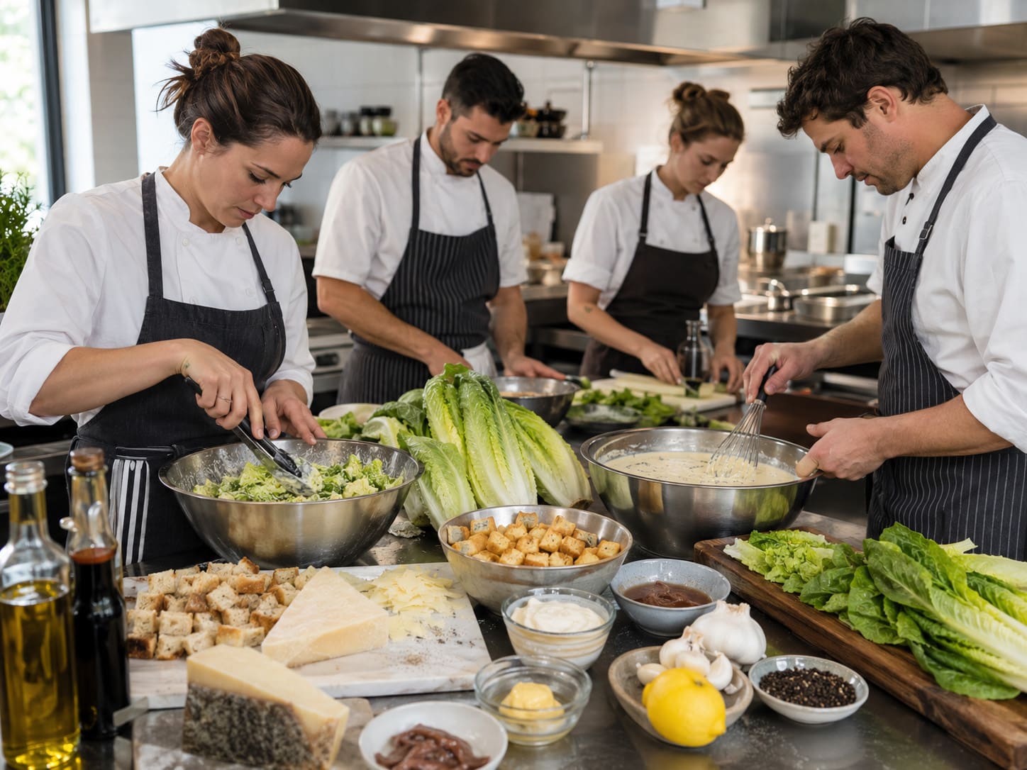 Chef ETL's 5-Star Caesar Salad with Savory Restaurant Dressing 3